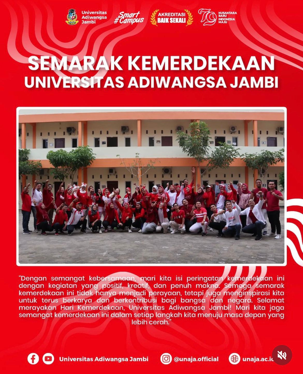 SEMARAK KEMERDEKAAN UNIVERSITAS ADIWANGSA JAMBI